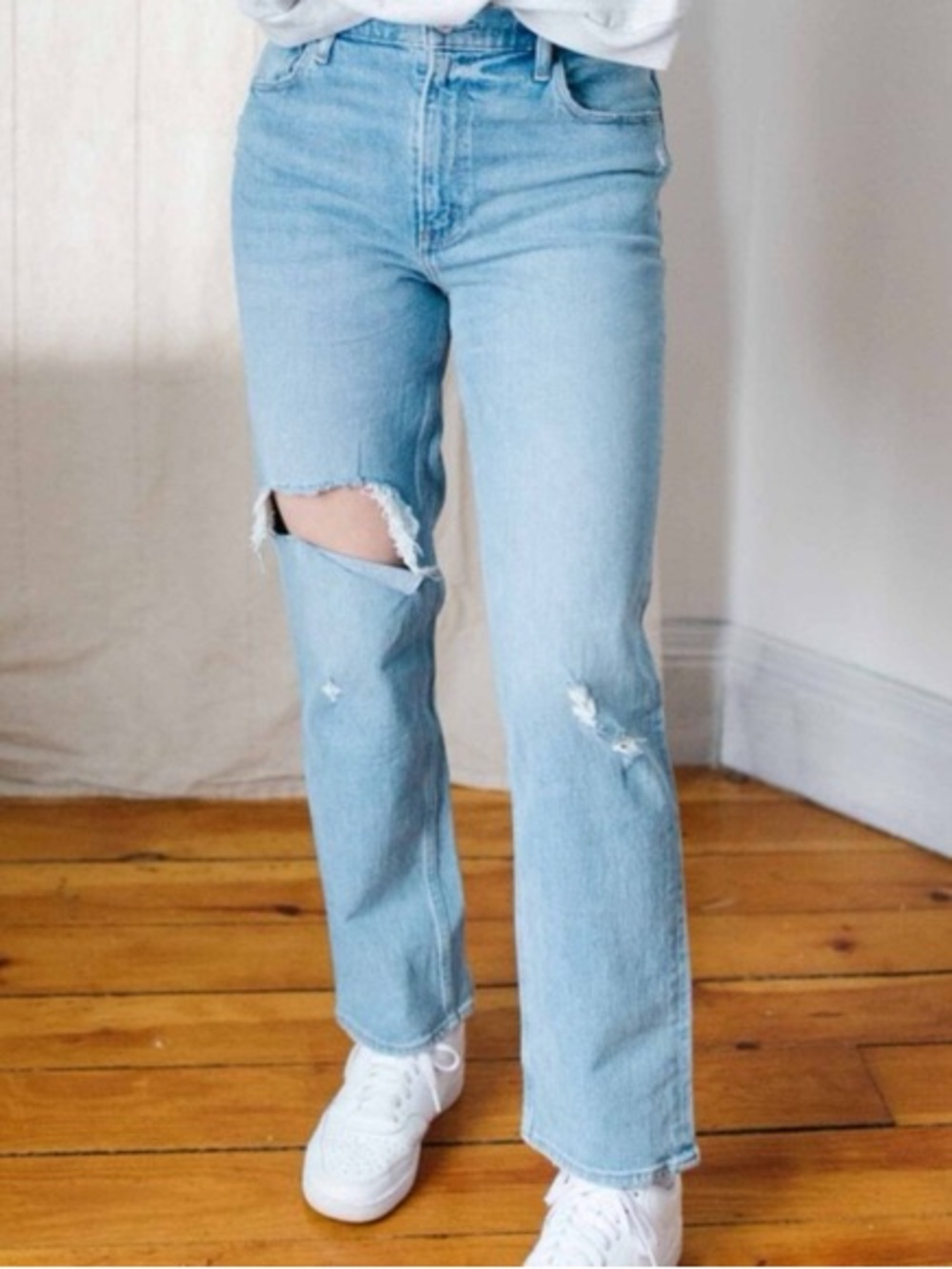 Abercrombie Curve Love 90s Straight Ultra High Rise Jeans